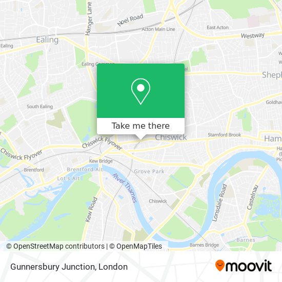 Gunnersbury Junction map