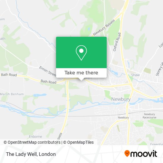 The Lady Well map