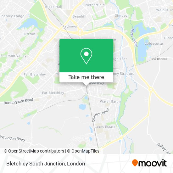 Bletchley South Junction map
