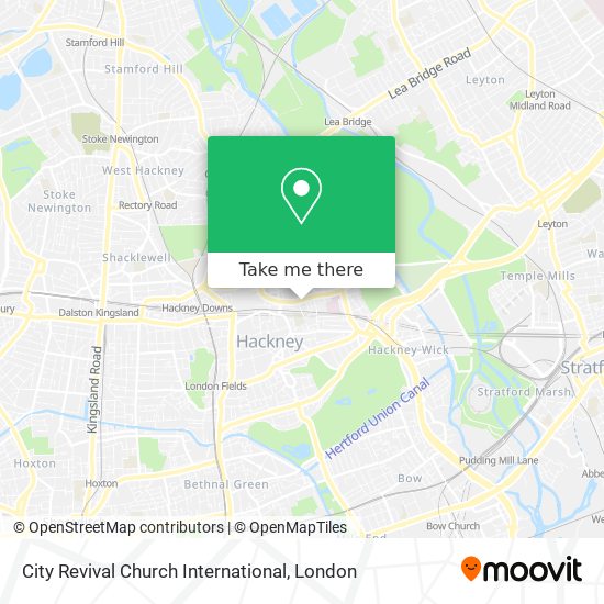 City Revival Church International map
