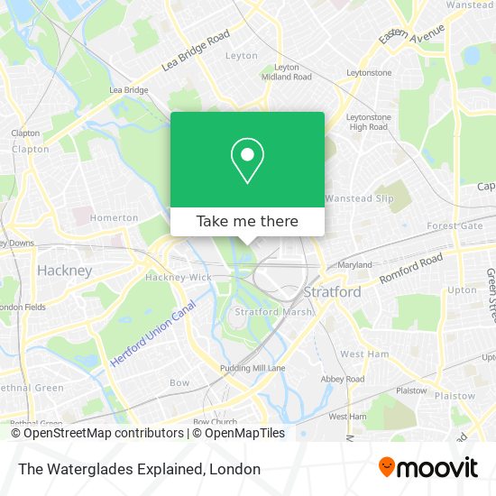 The Waterglades Explained map
