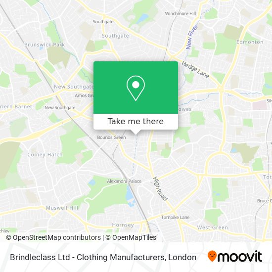 Brindleclass Ltd - Clothing Manufacturers map