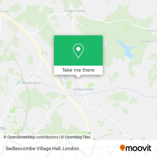 Sedlescombe Village Hall map