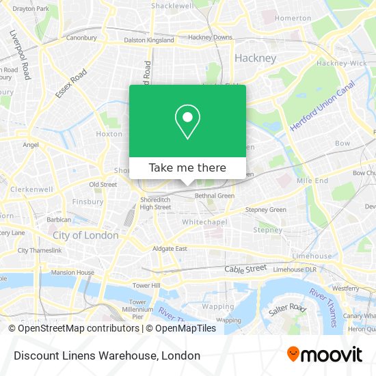 Discount Linens Warehouse map