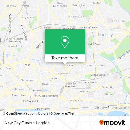 New City Fitness map