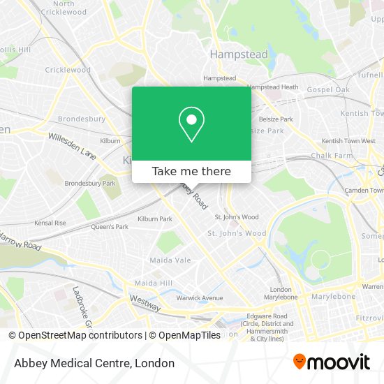 Abbey Medical Centre map