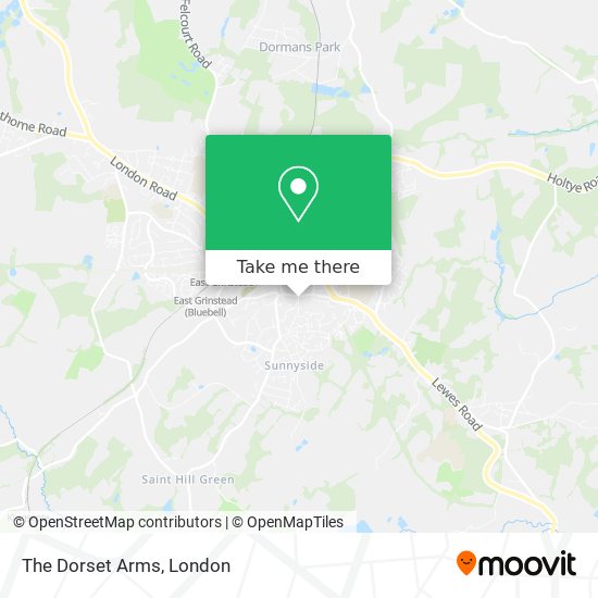 The Dorset Arms map