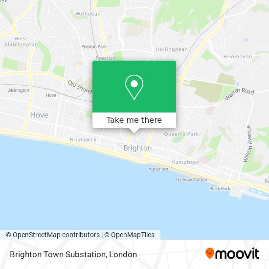 Brighton Town Substation map