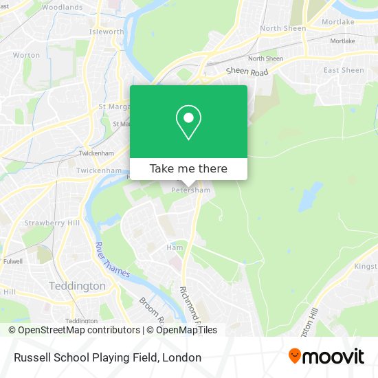 Russell School Playing Field map