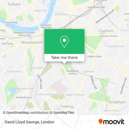 David Lloyd George map