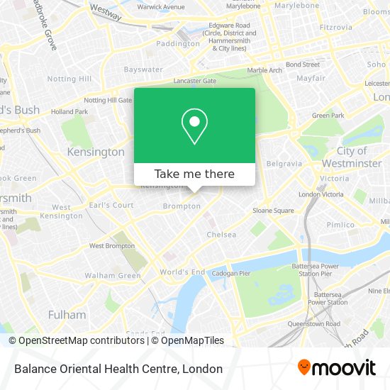 Balance Oriental Health Centre map