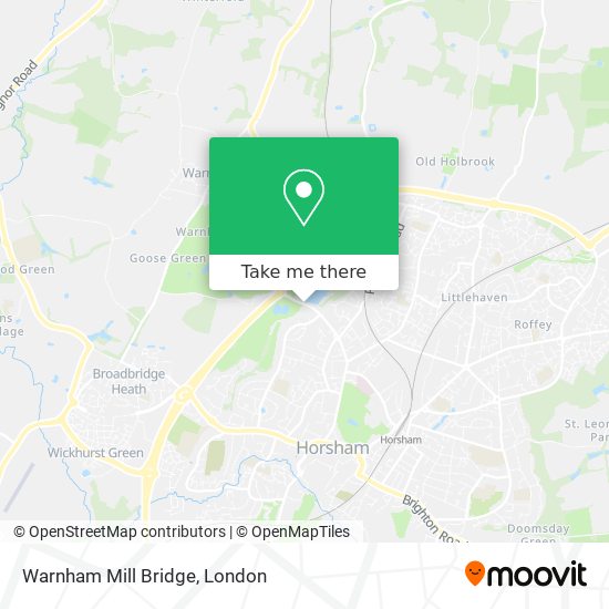 Warnham Mill Bridge map