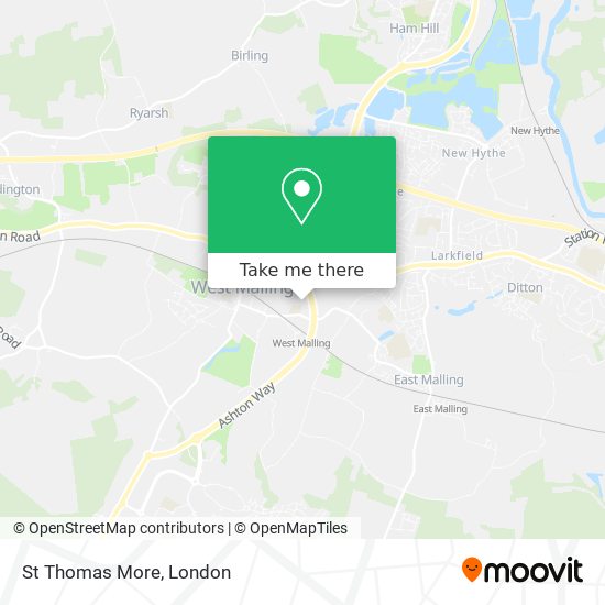 St Thomas More map