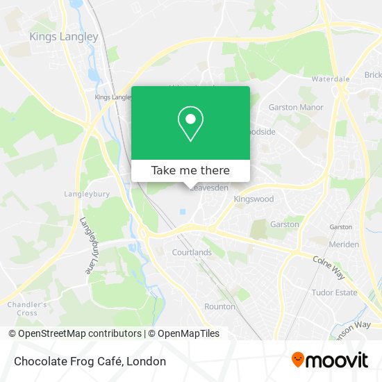 Chocolate Frog Café map