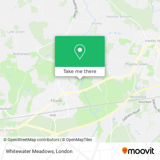 Whitewater Meadows map