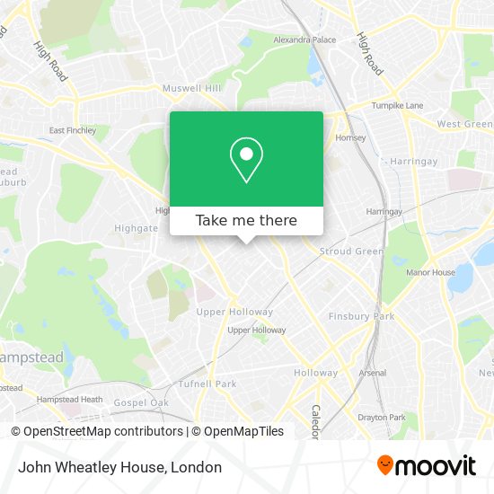 John Wheatley House map