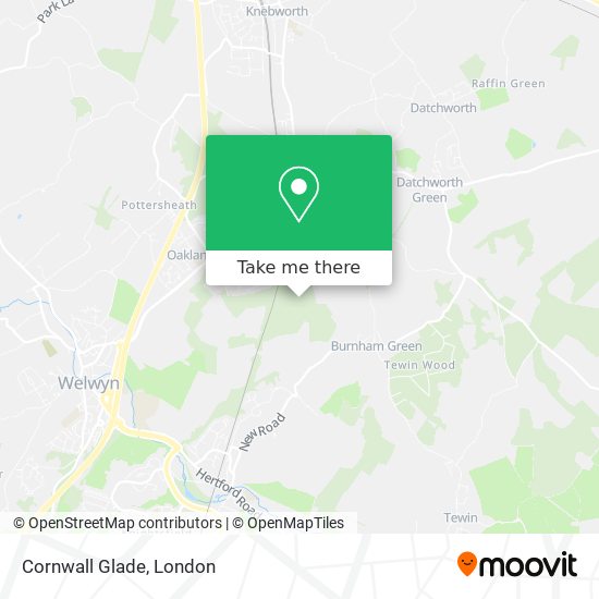 Cornwall Glade map