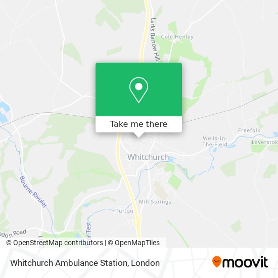 Whitchurch Ambulance Station map
