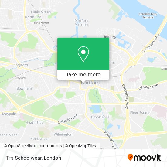 Tfs Schoolwear map