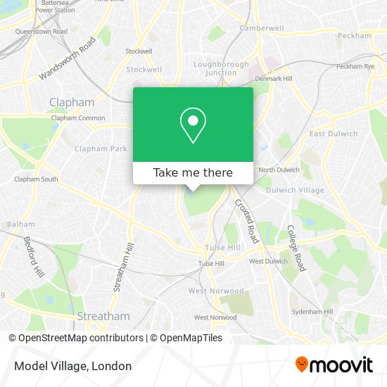 Model Village map