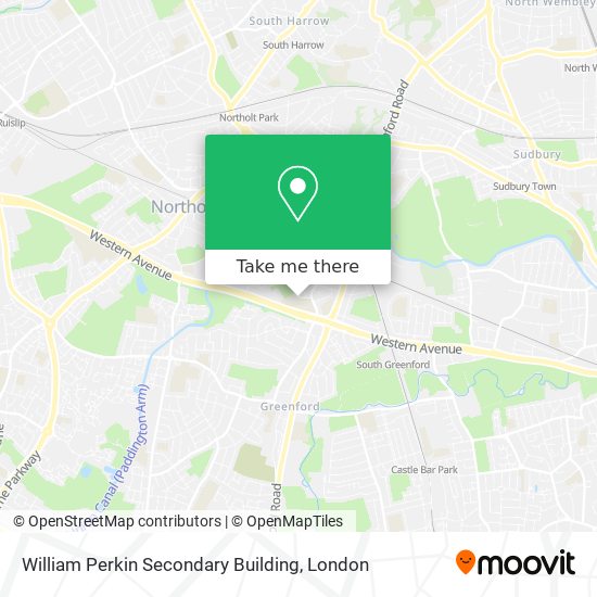 William Perkin Secondary Building map