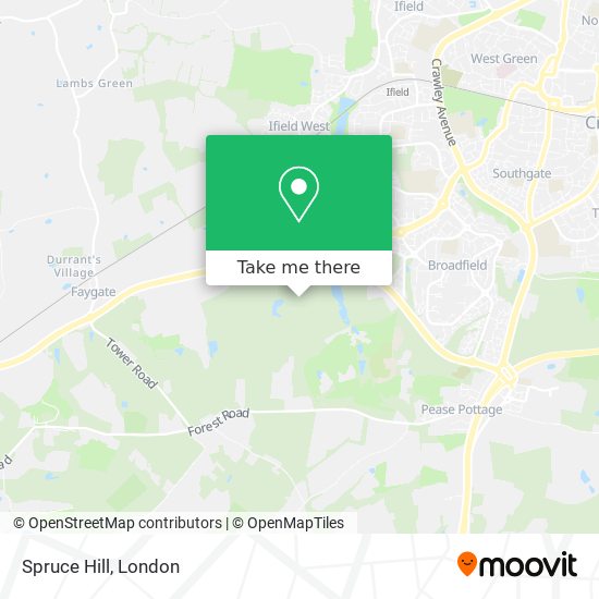 Spruce Hill map