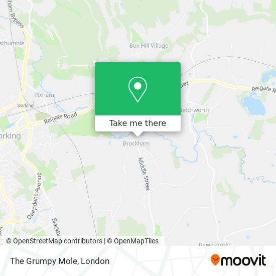 The Grumpy Mole map