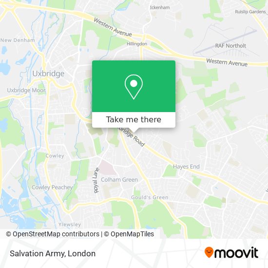 Salvation Army map