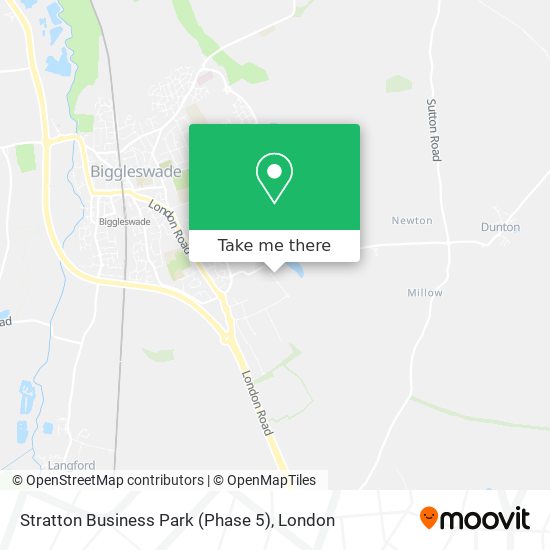 Stratton Business Park (Phase 5) map