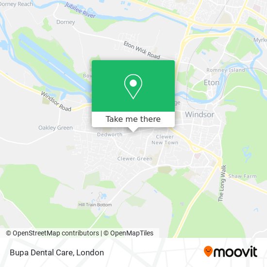 Bupa Dental Care map