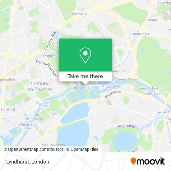 Lyndhurst map