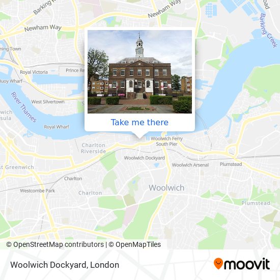 Woolwich Dockyard map