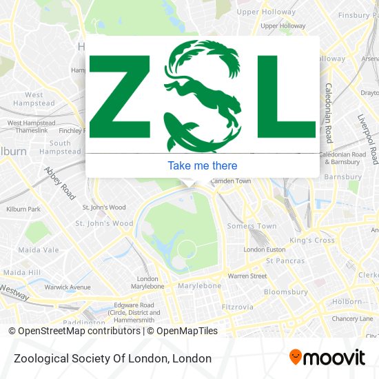 Zoological Society Of London map