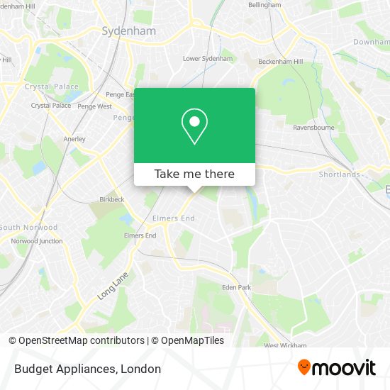 Budget Appliances map