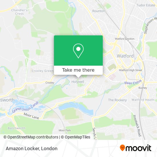 Amazon Locker map
