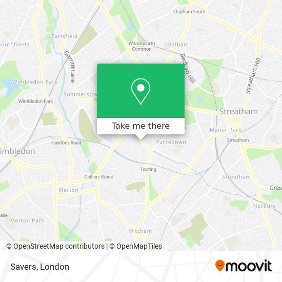 Savers map