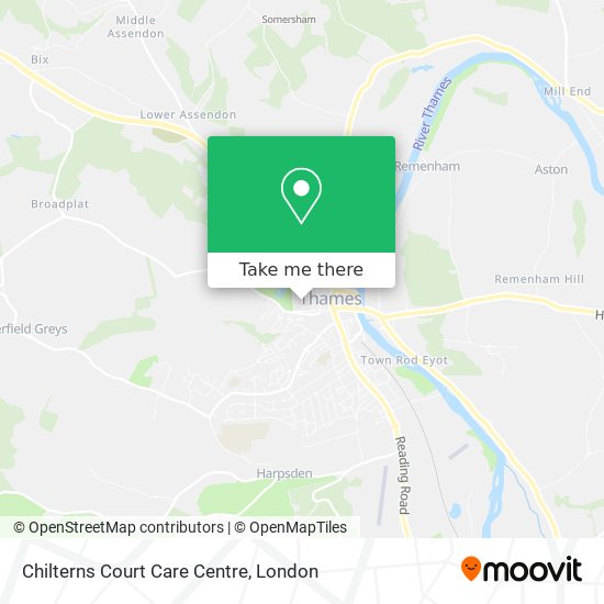 Chilterns Court Care Centre map