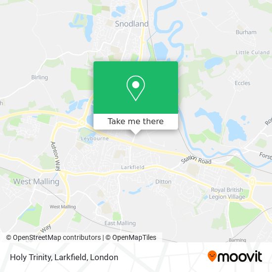 Holy Trinity, Larkfield map
