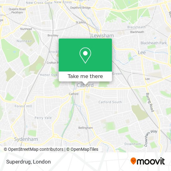 Superdrug map