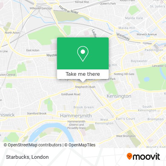 Starbucks map