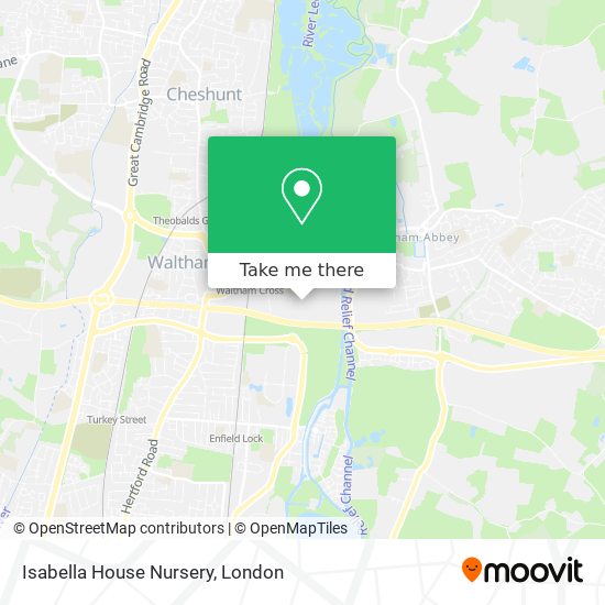 Isabella House Nursery map