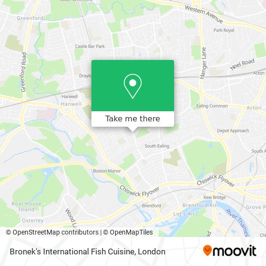 Bronek's International Fish Cuisine map