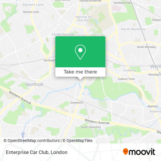 Enterprise Car Club map