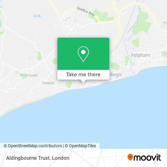 Aldingbourne Trust map