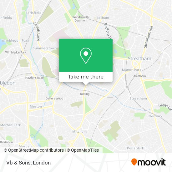 Vb & Sons map