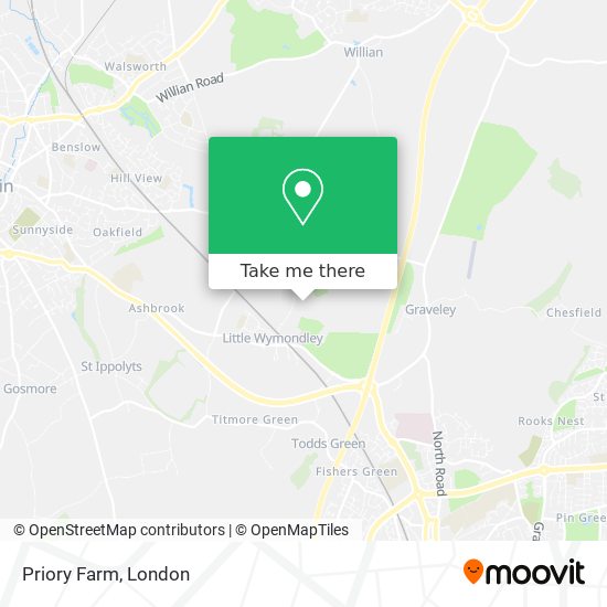 Priory Farm map
