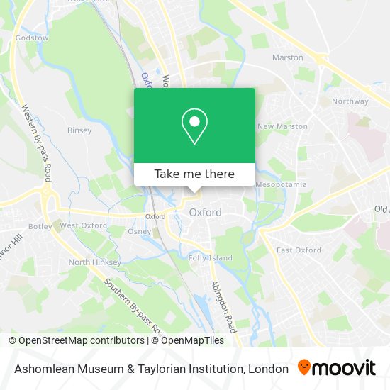 Ashomlean Museum & Taylorian Institution map