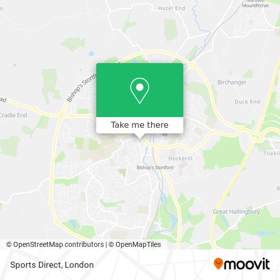 Sports Direct map