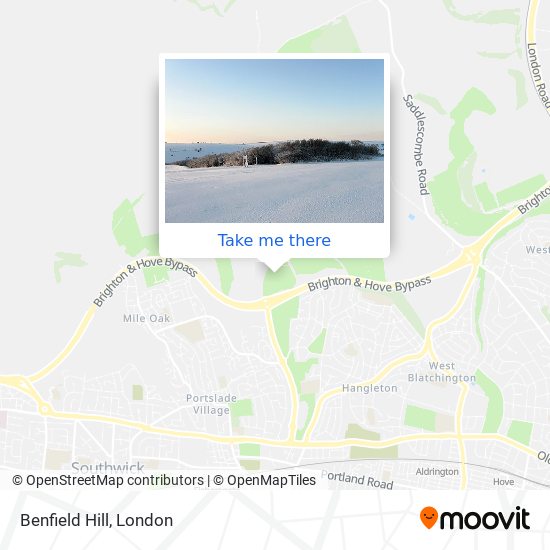 Benfield Hill map