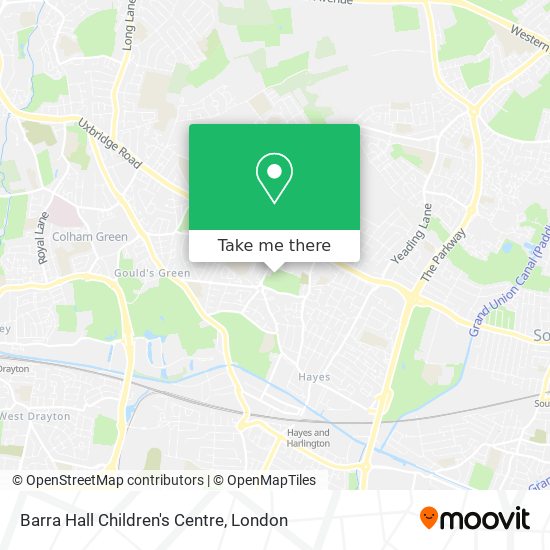 Barra Hall Children's Centre map